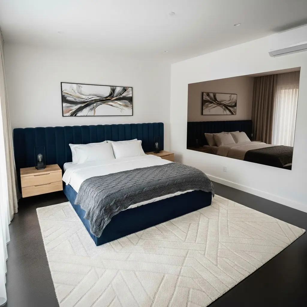 Slaapkamerspiegel-brons