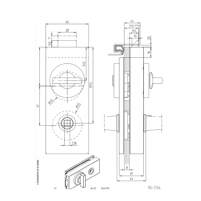 Loopslot-vrij-bezet-technische-tekening
