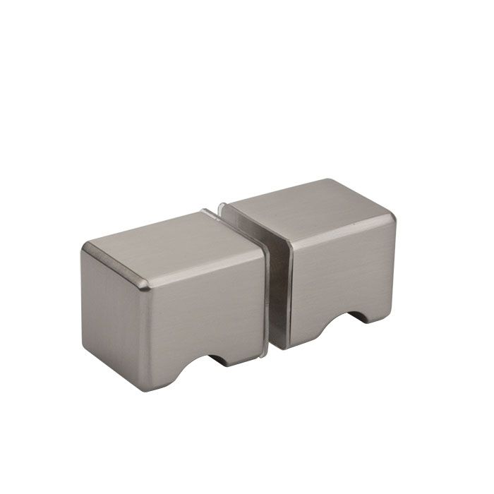 Deurknop-douchedeur-vierkant-rvs