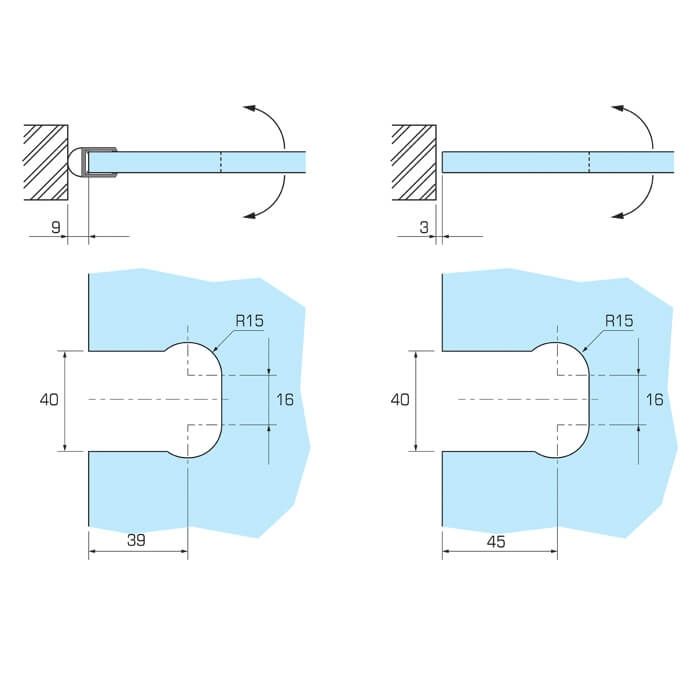 Flamea-douchedeurscharnier-148180-uitsparingen