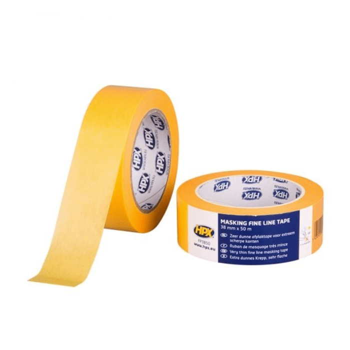 HPX4400 afplaktape Fineline Geel