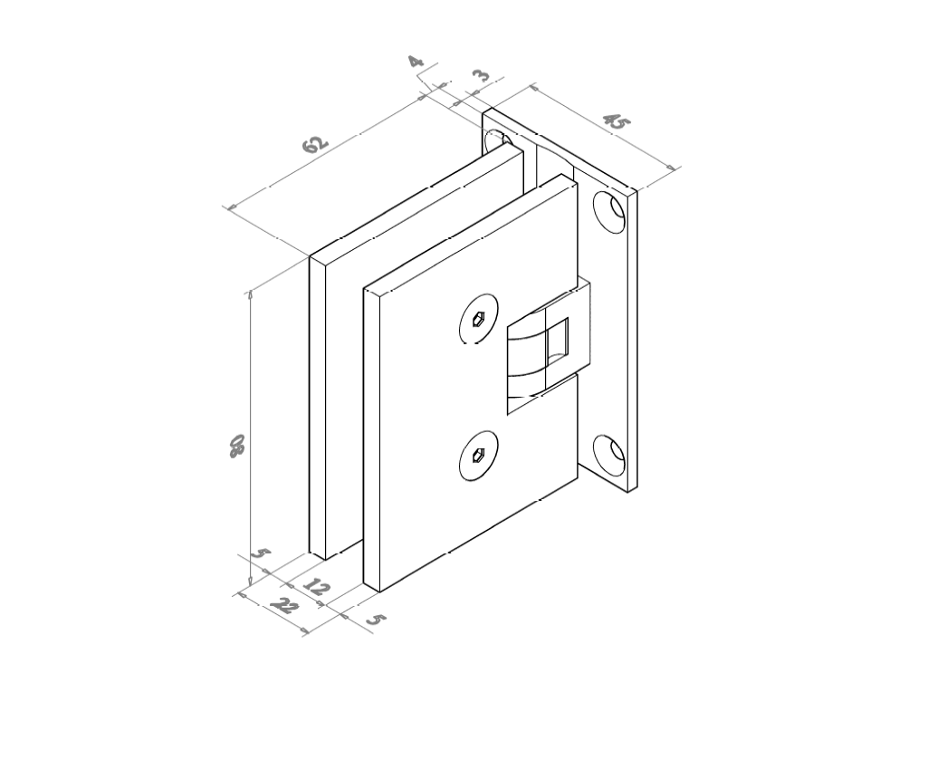 Douchedeur-scharnier-zwart-tech-tekening2