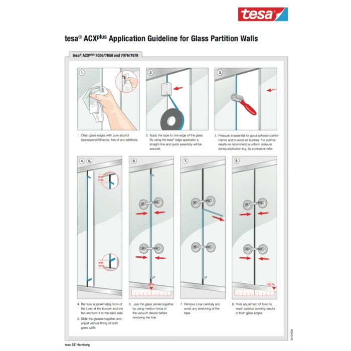 Tesa ACXplus 7055 dubbelzijdige tape