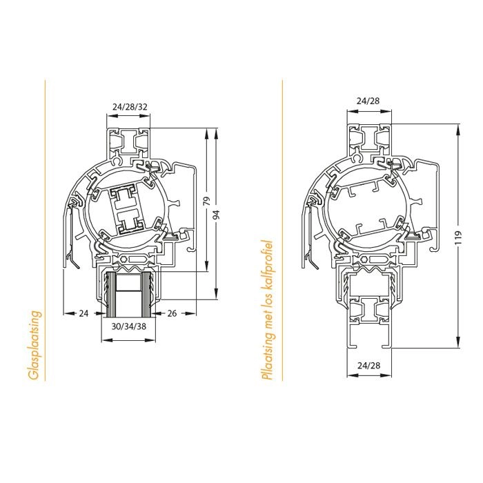 Ventilatierooster Renson Junior 150 (Design)