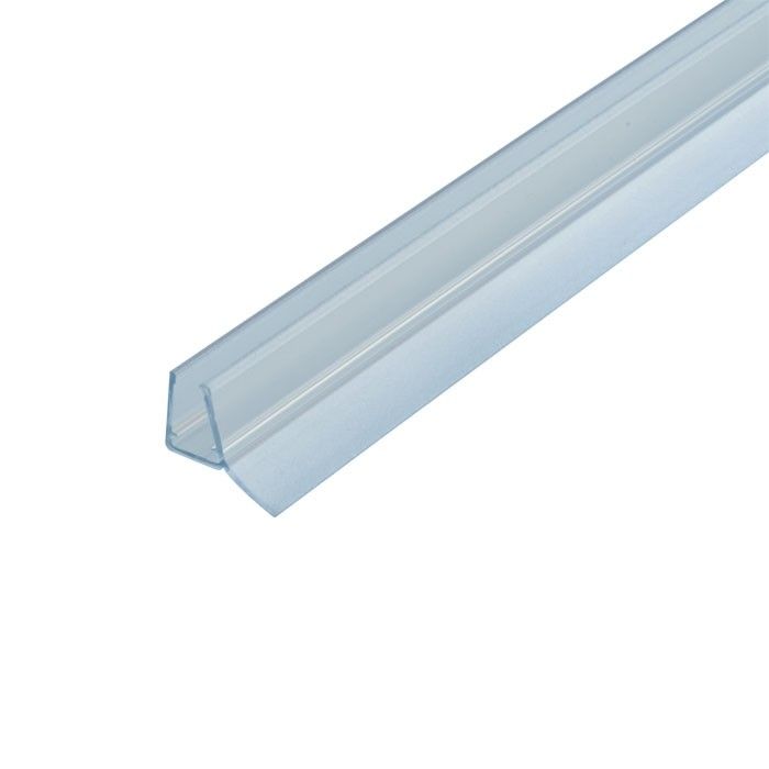 Douchestrip met zij-lip afdichting Douchestrip met zij-lip afdichting