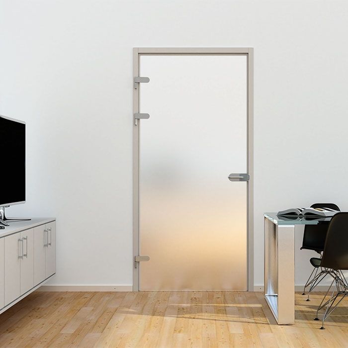 Opdekdeur XL van matglas Opdekdeur XL van matglas