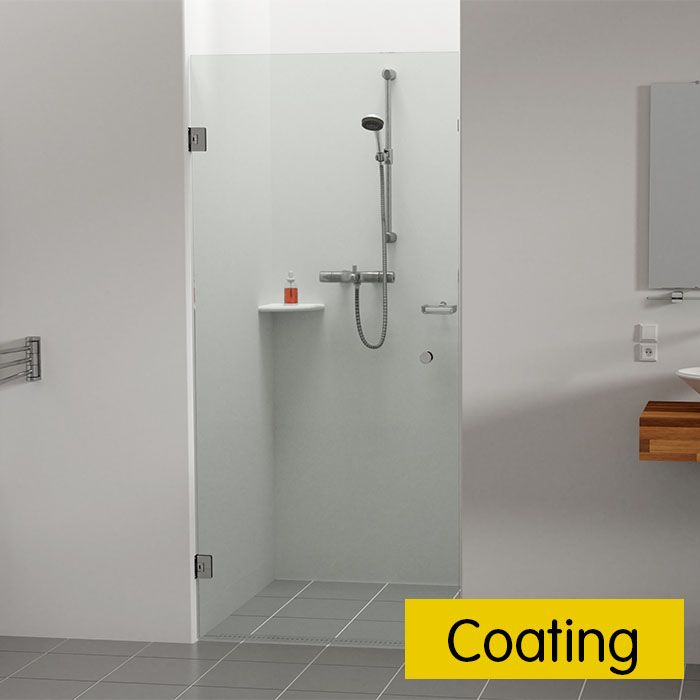 Douchedeur op maat met antikalk coating