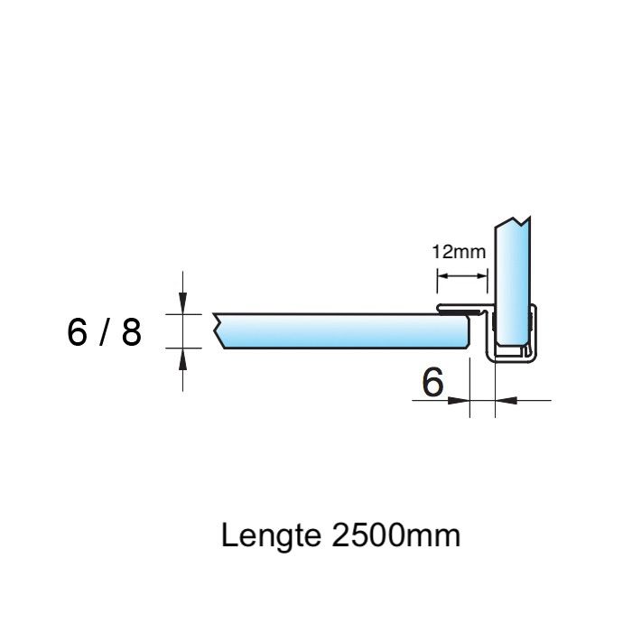 Douchestrip-hoekaanslag-tech-tek-2500mm