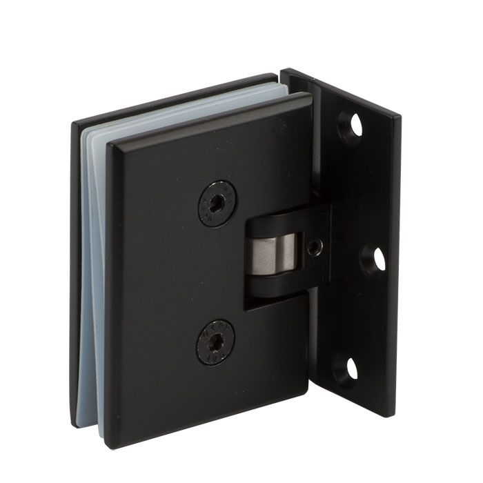 Douchescharnier-zwart-enkelzijdige-montageplaat2