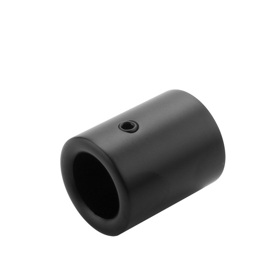 Zwarte muurbevestiging recht