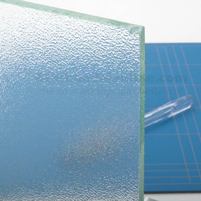 Stompe glazen deur van crepi glas Stompe glazen deur van crepi glas