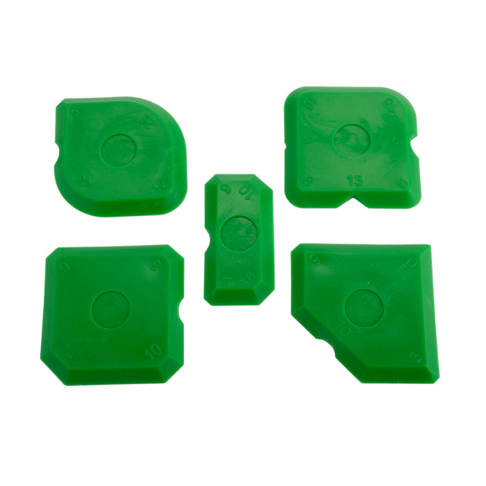 Afstrijkrubbers voor kit (5-delige set) 