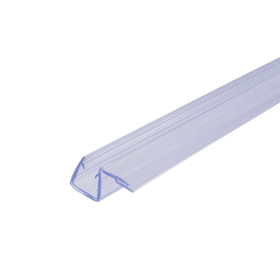 Douchestrip met aanslag in een hoek Douchestrip-hoekaanslag