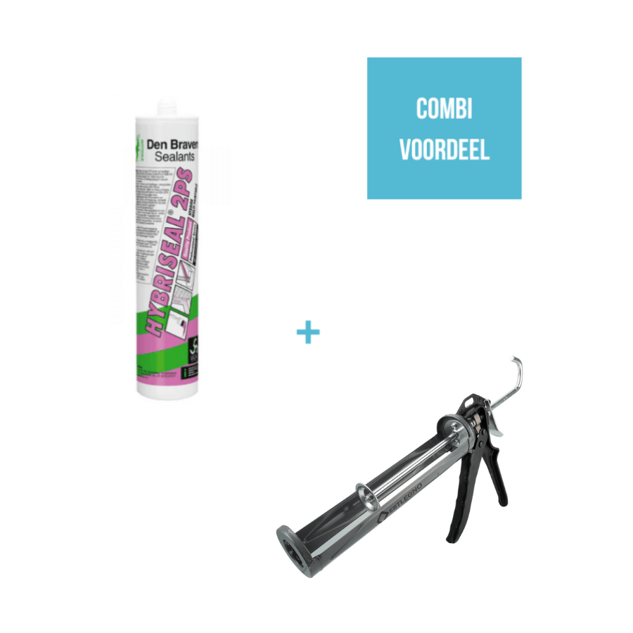 Den Braven Zwaluw Hybriseal 2PS + handkitpistool Den Braven Zwaluw Hybriseal 2PS + handkitpistool