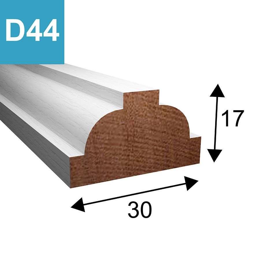 Dubbele duivenjager glaslat model D44 - 17 x 30 mm