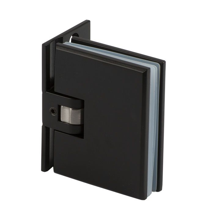 Douchescharnier Zwart 373029 Douchescharnier-zwart-enkelzijdige-montageplaat1