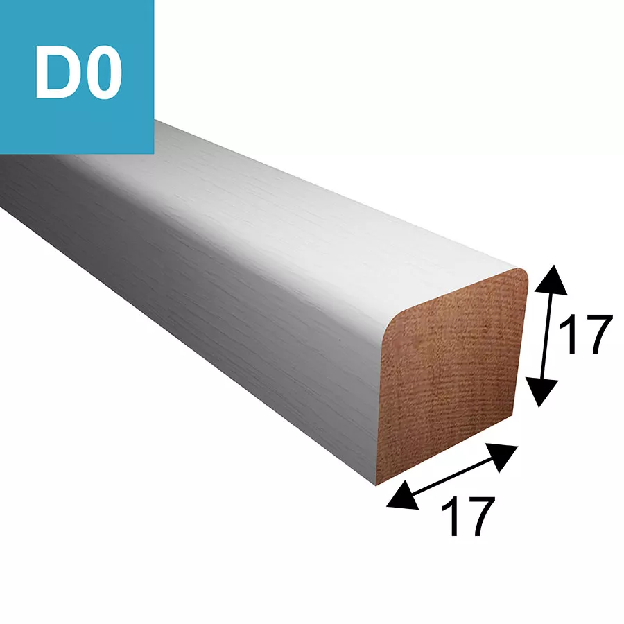 Glaslat model D0 - 17 x 17 mm 