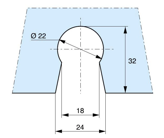 Glasklem 'Joost'