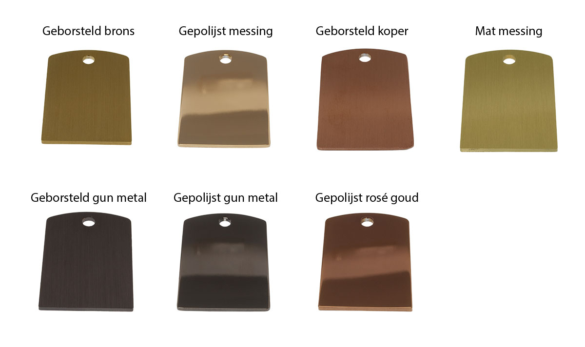 Kleur samples Bellagio scharnieren