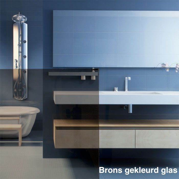 Grijs glas, 10mm Grijs glas, 10mm