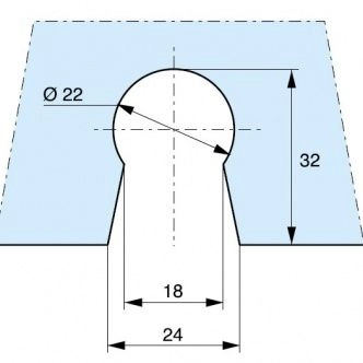 Glasklem 'Niels'